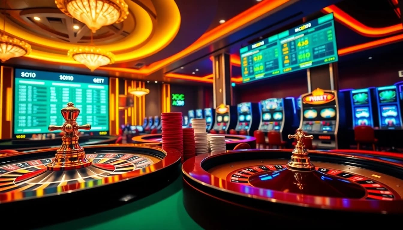 Experience excitement at xocdia88 with vibrant casino tables and dynamic gamification.