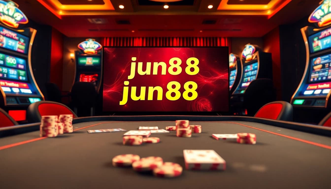 Experience the thrill of live gaming at jun88.com with a luxurious casino interface.
