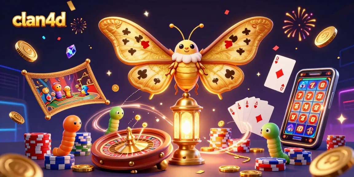 Engage with clan4d while spinning a dynamic roulette wheel amidst lavish casino elements.