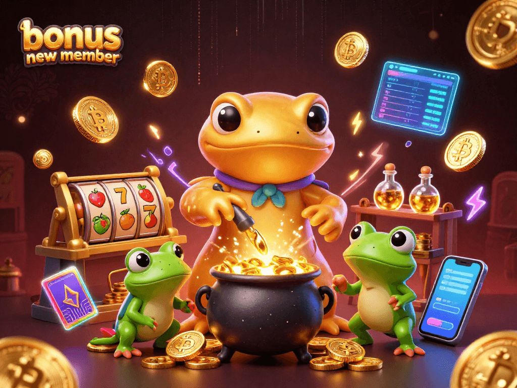 Experience exciting gameplay with bonus new member offers and vibrant casino atmosphere.