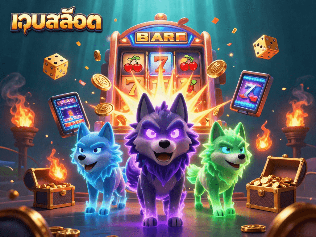 Experience thrilling เว็บสล็อต gameplay with dazzling jackpots and vibrant casino elements.