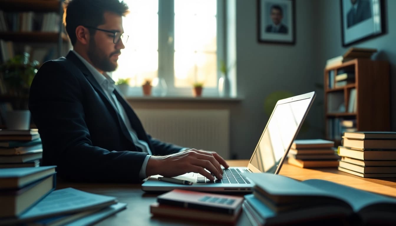 Pay someone to take pmp exam with an expert focused on the exam in a cozy workspace.