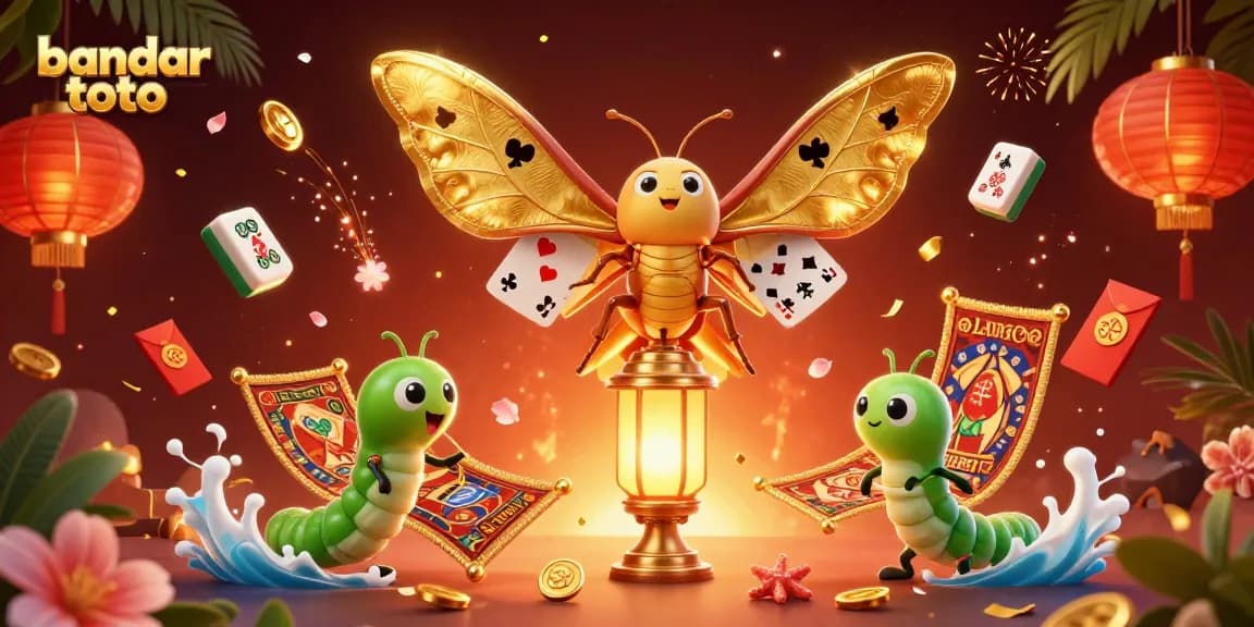 Experience vibrant gaming adventures with bandar toto in this engaging 3D casino illustration.