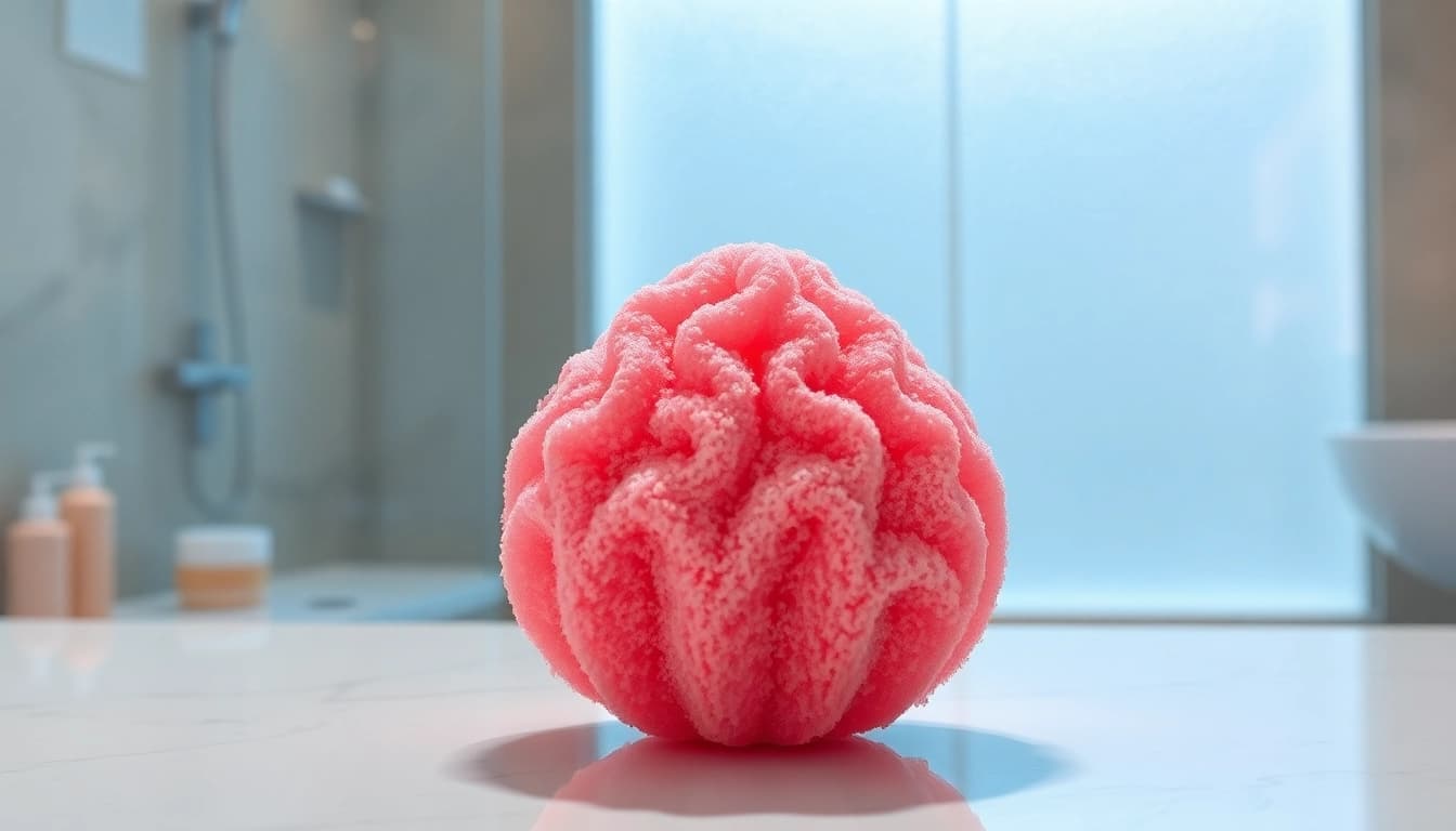 Enhance your bathing experience with the best silicone loofah featuring vibrant colors and smooth texture.