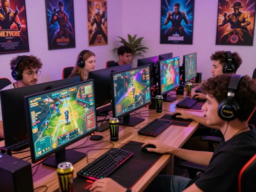 TIN TỨC hubet88 gaming scene with friends experiencing online betting excitement.