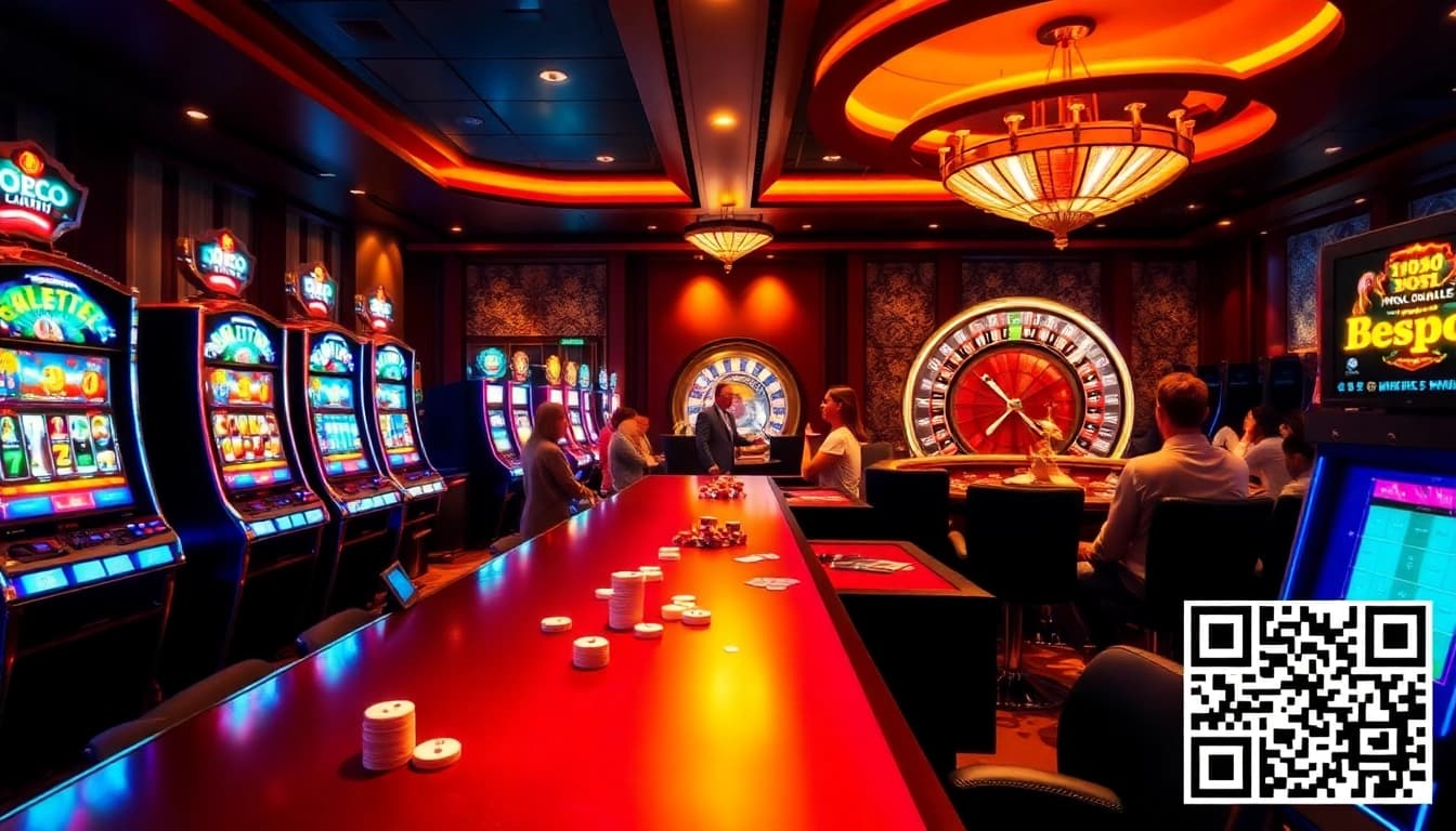 Experience excitement at slot depo 5k with vibrant casino games and players engaged.