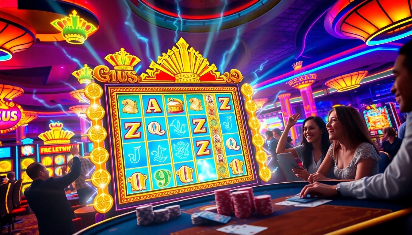 Rasakan kemenangan mendebarkan di Slot Zeus dengan atmosfer kasino yang hidup dan pemain yang bersemangat.