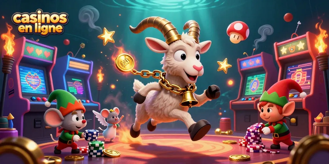 Les casinos en ligne animés par un Krampus en chaîne, des gremlins et une souris angélique créent un lieu de jeu festif.