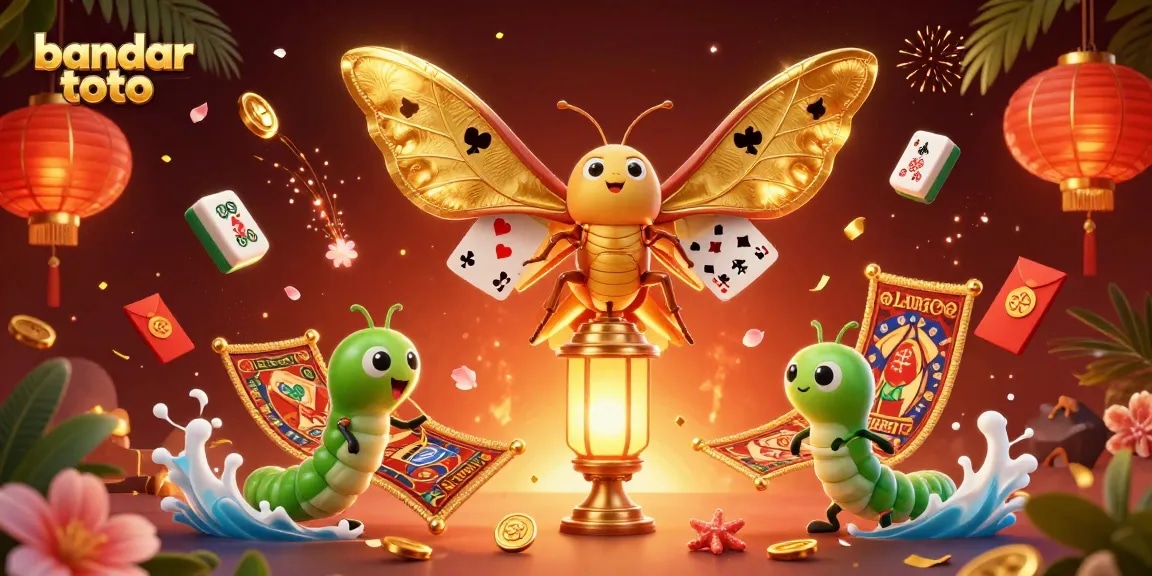 Experience vibrant gaming adventures with bandar toto in this engaging 3D casino illustration.