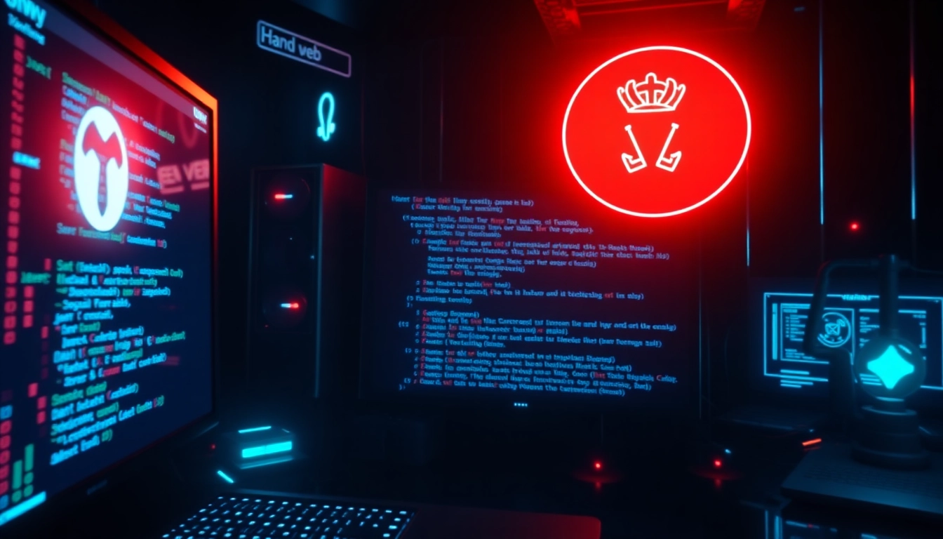 Explore hidden wiki tor services in a stylized dark web interface with vibrant neon elements.