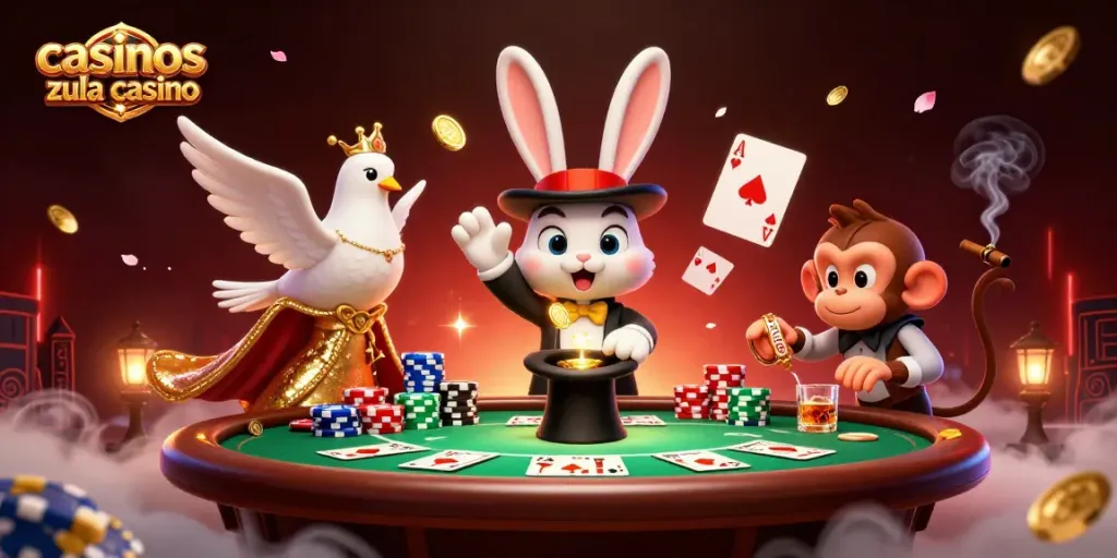 Experience the excitement of casinos like Zula Casino with thrilling poker action and magical elements.