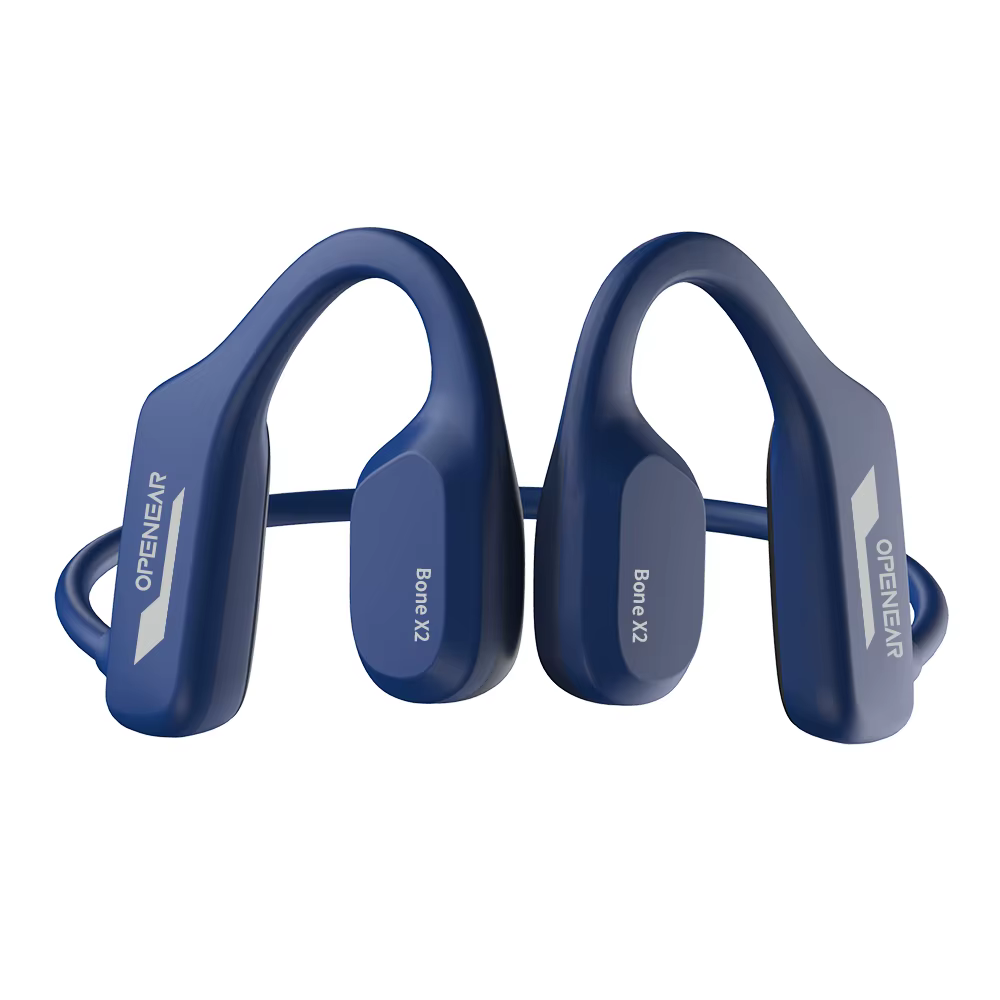Bone X2 Bone Conduction Headphones with Open-Ear Audio for Safety