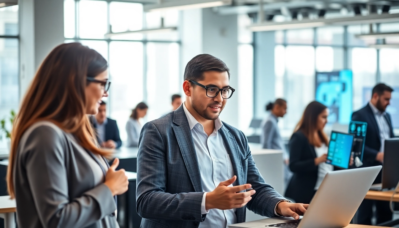 Engaging enterprise assistant aiding staff in a collaborative work environment.