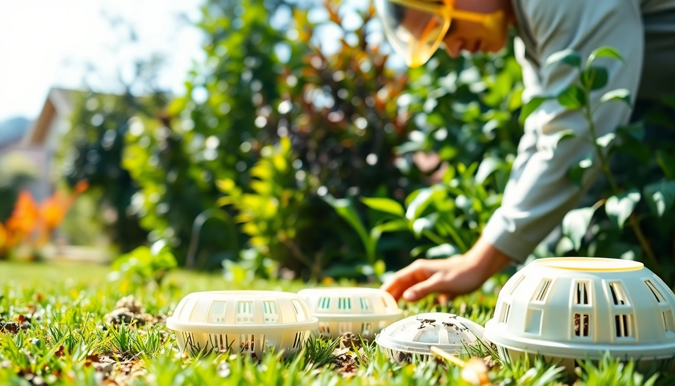 Implementing long term insect prevention strategies in a suburban garden environment.