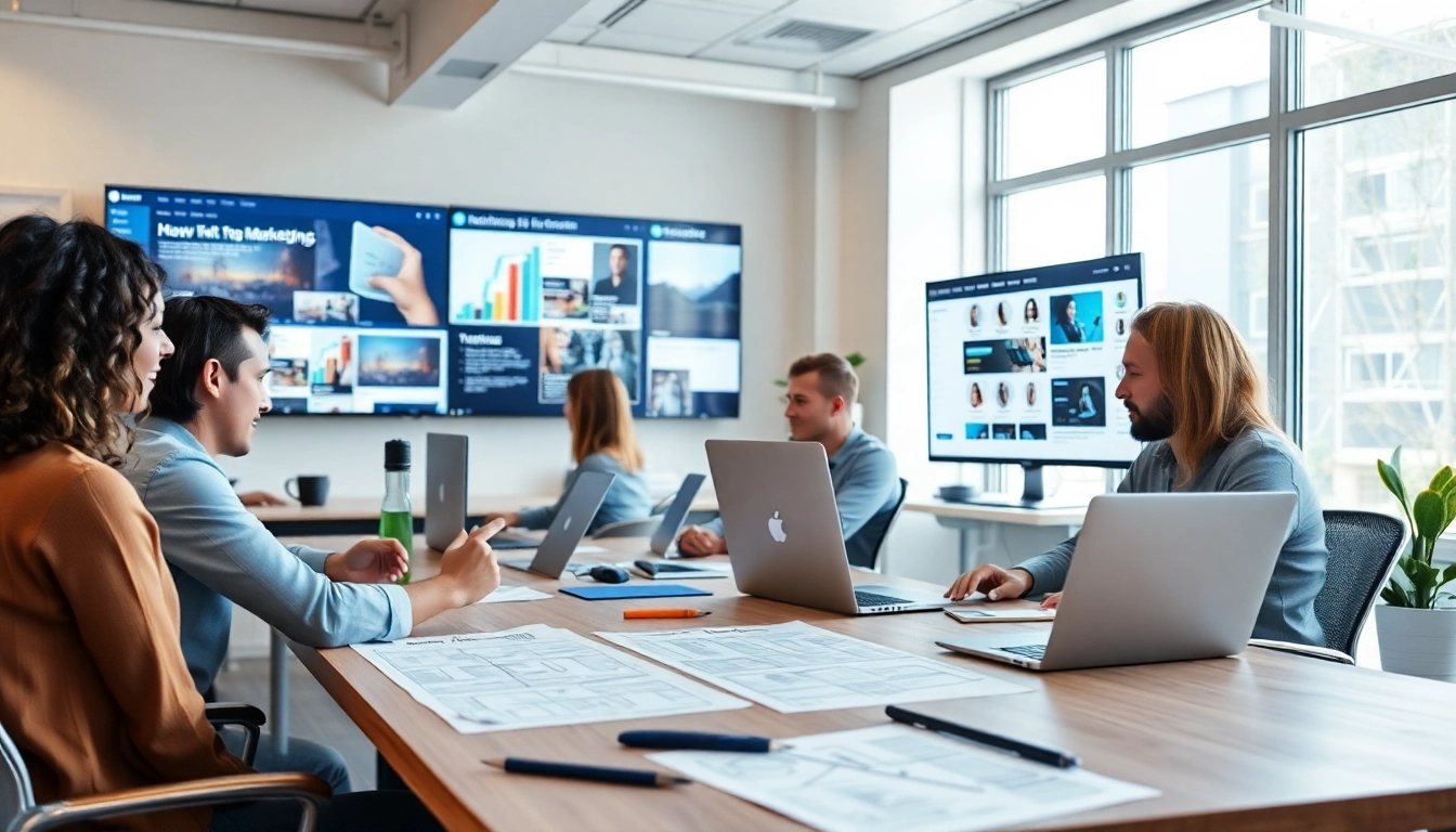 Optimizing Marketing strategies in a collaborative web design agency environment.