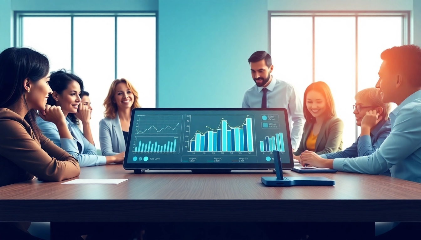 Enhance payment collection efficiency with professionals strategizing in a modern office.