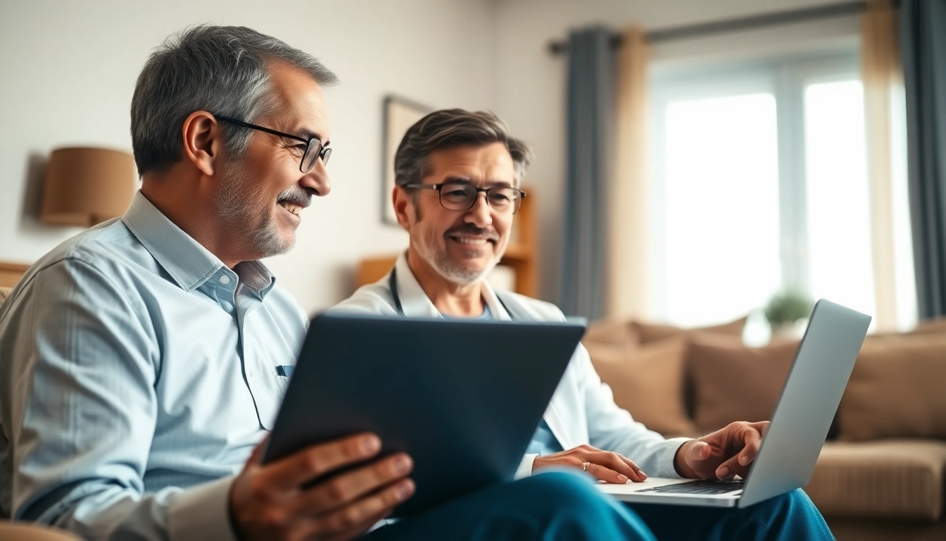 Engaging online doctor visit without insurance in a cozy home atmosphere.