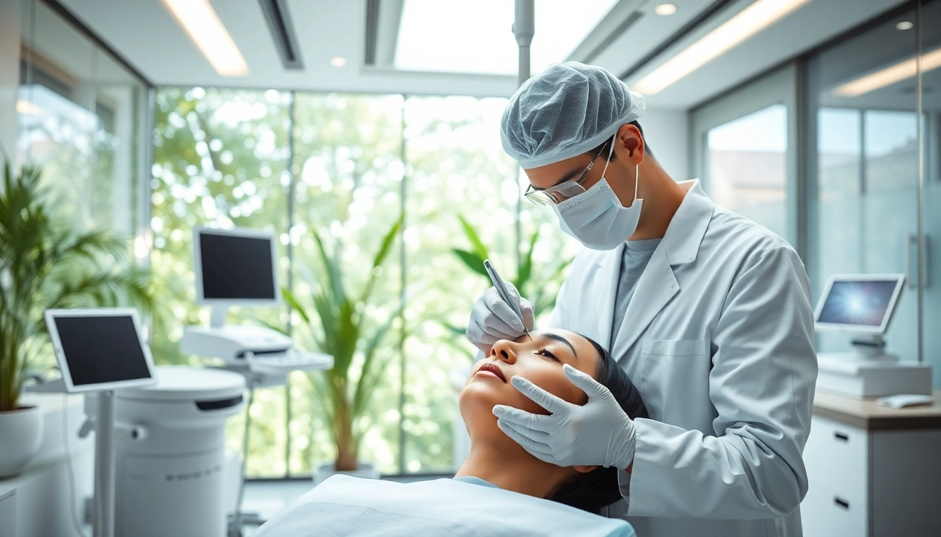 Kirkegaard Aesthetics zeigt einen ästhetischen Chirurgen in einem modernen medizinischen Umfeld mit fortschrittlichen Behandlungstechniken.