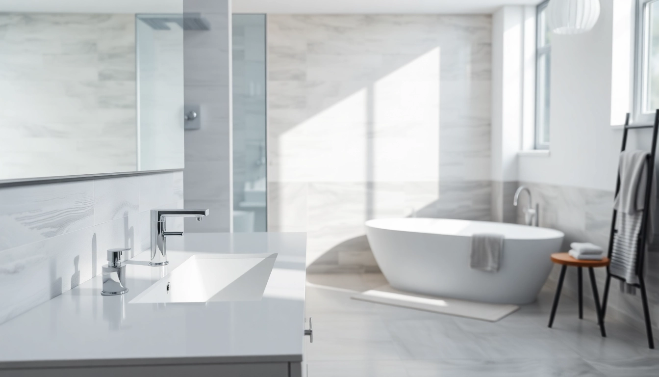 Experience top-quality bathroom fitting near me with elegantly designed vanities and soothing ambiance.