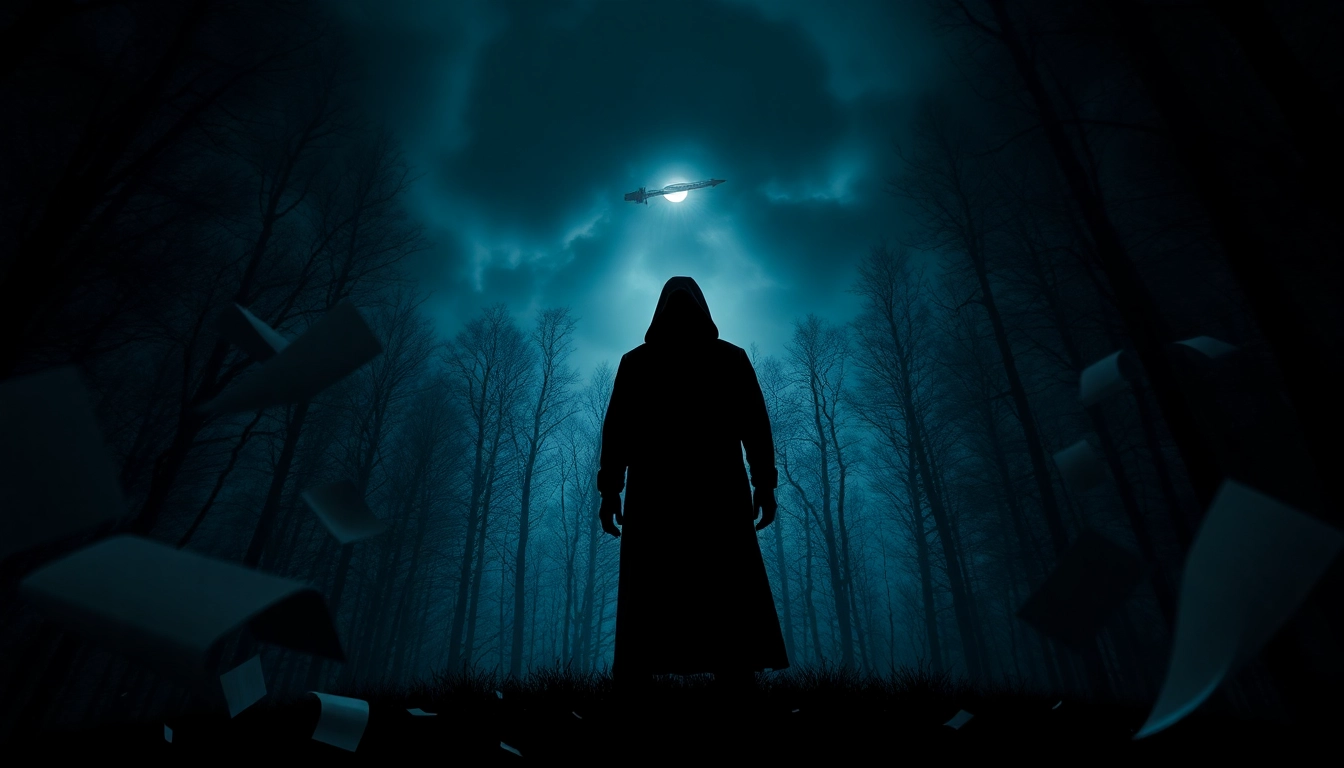 Captivating thriller book cover showcasing suspense and mystery with dark and ominous tones.