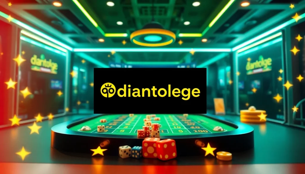 Menggambarkan pengalaman menarik dari diantogel dengan warna cerah dan elemen keberuntungan.