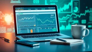 Современное цифровое рабочее пространство, иллюстрирующее онлайн-ставки и страхование 79king в 2025 году