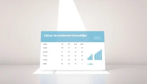 Utilisez le calculateur de rendement immobilier pour optimiser vos investissements avec des analyses précises.