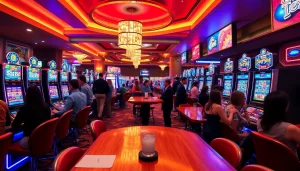 Rasakan keseruan kasinojitu dengan suasana kasino yang meriah dan pemain yang bersemangat.