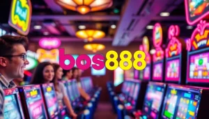 Bermain seru di bos88 dengan mesin slot berwarna-warni.