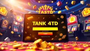 Masuk ke tank4d login toto slot dengan antarmuka yang menarik dan simbol judi yang mengasyikkan.