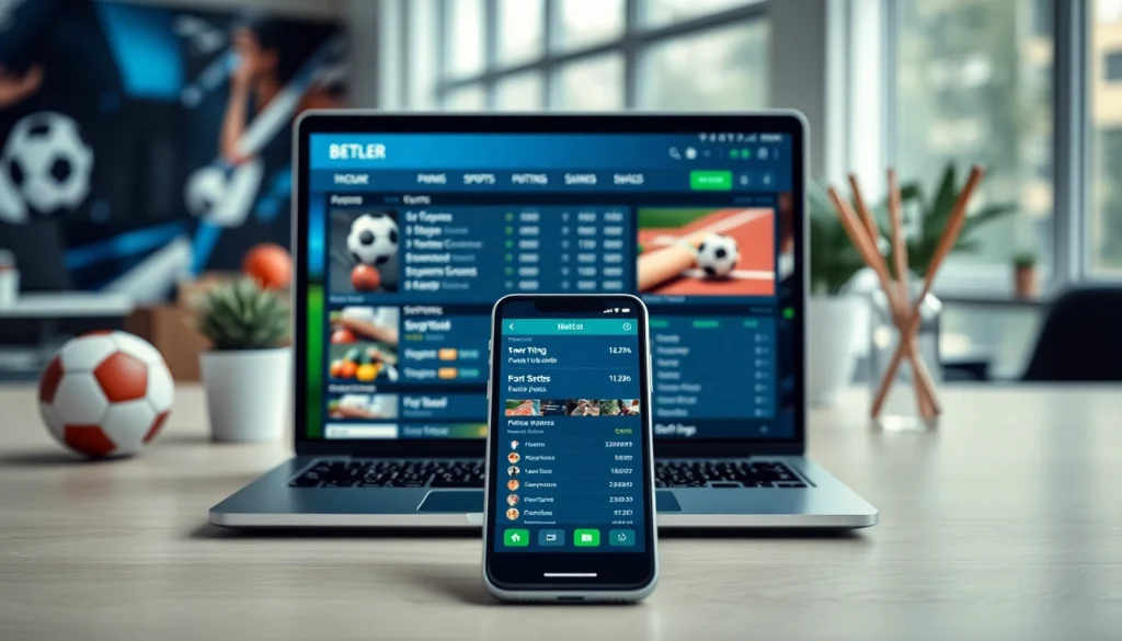 Explore the best sports betting sites in India with an engaging interface showcasing betting options.