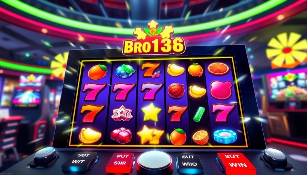 Mendapatkan kemenangan di bro138 slot dengan antarmuka berkualitas tinggi dan berbagai simbol menarik.