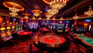 Experience the thrill of mm88 with players enjoying thrilling roulette games in an upscale casino setting.