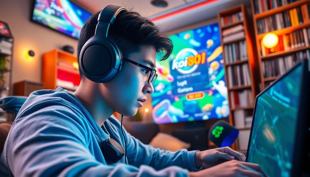 Jelajahi pengalaman bermain dalam koi800 login game dengan grafis dinamis dan antusiasme gamers.