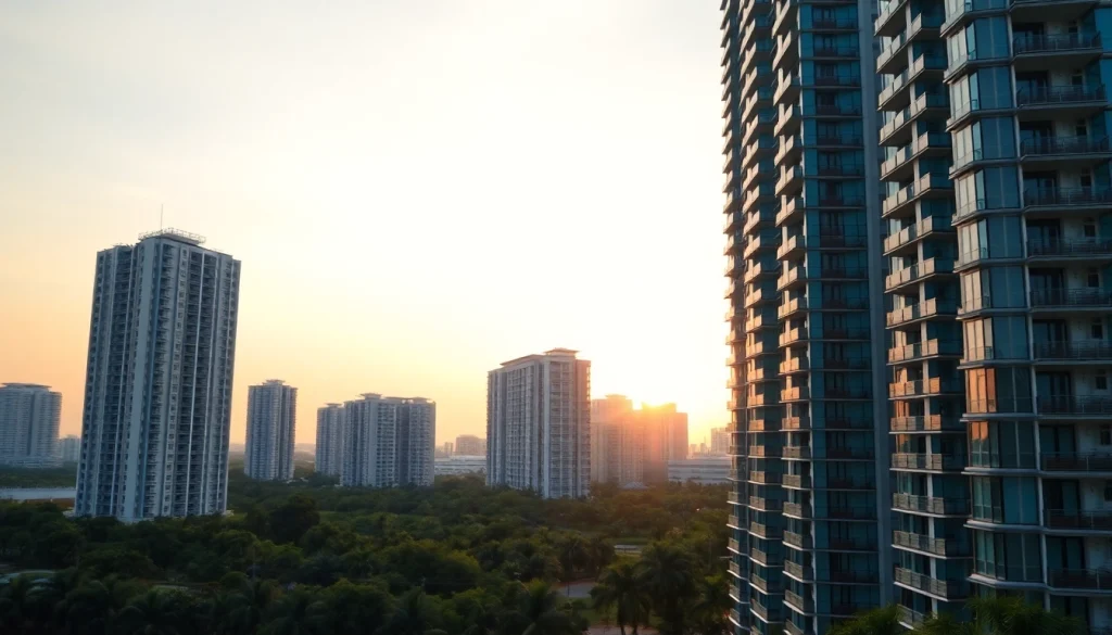 Explore modern condominiums with a vibrant view at https://newdeveloperlaunch.sg showcasing Singapore's skyline.