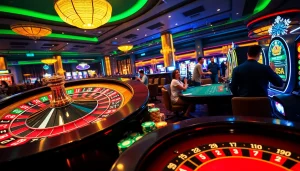 Experience the thrill of winning at xx88 com with our vibrant casino scene featuring roulette and poker excitement.