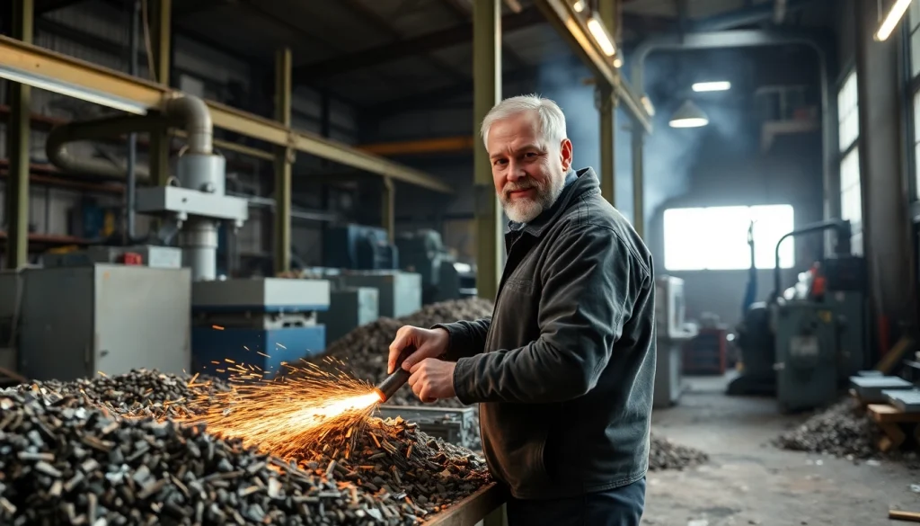 Schrotthandel Bottrop: Professionelle Altmetallverarbeitung durch erfahrene Schrotthändler.