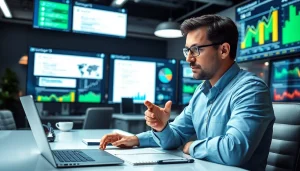 Optimize your website with a thin content penalty recovery service, showcasing an SEO expert analyzing data.