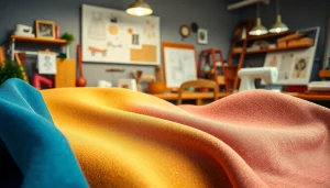 Kunst leer swatches in verschillende kleuren en patronen, helder gepresenteerd in een creatieve studio.