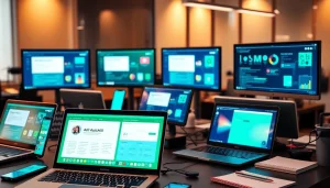 Explore innovative ai apps enhancing productivity in a modern workspace environment.