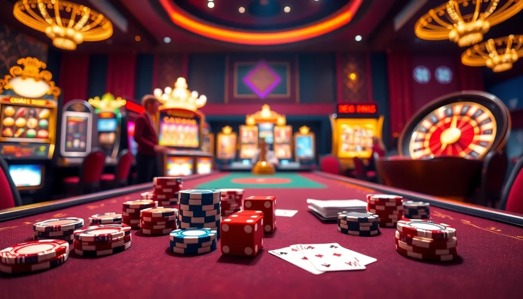 Engage in thrilling online gambling experiences at https://top10nhacai.gg/ with luxurious casino elements.