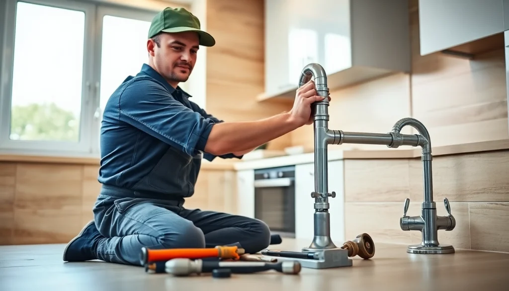 Fixing a plumbing issue with https://speedyservicestoday.com.au in action, highlighting expertise in emergency repair.