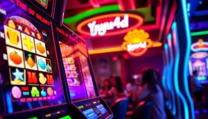 Menangkan yuyu4d slot dengan antarmuka permainan yang menakjubkan dan simulasi jackpot menarik.