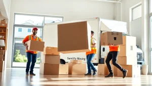 Efficient movers Vancouver expertly managing a local move with team collaboration.