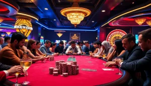 Experience the excitement of gambling with 여기여 as players indulge in high-stakes poker.