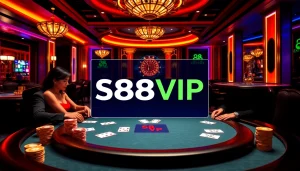 Players enjoying an upscale casino experience at S88VIP gaming table.