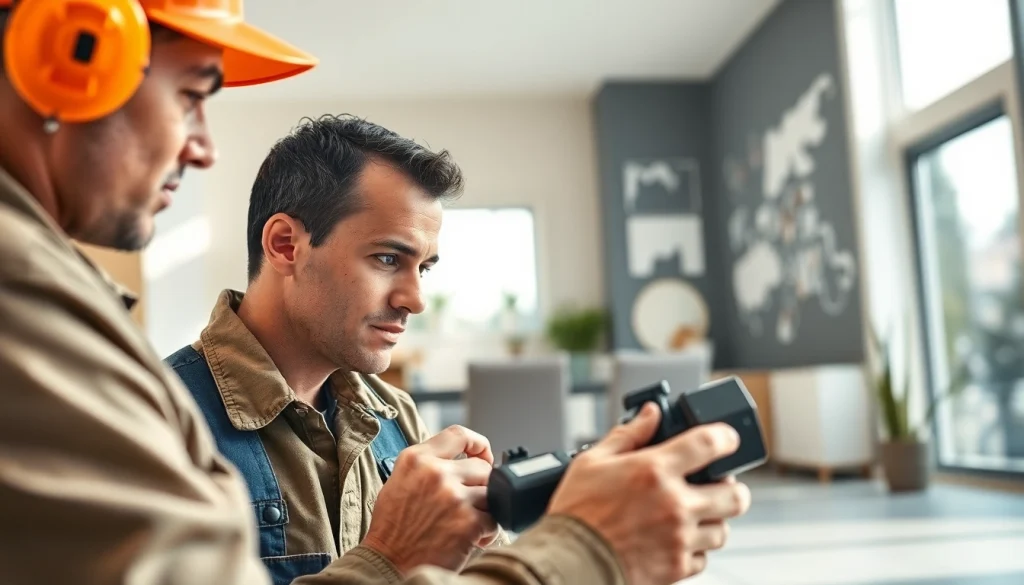 Expert leak detection technician assessing a home for water issues, showcasing Leak Detection Near Me services.