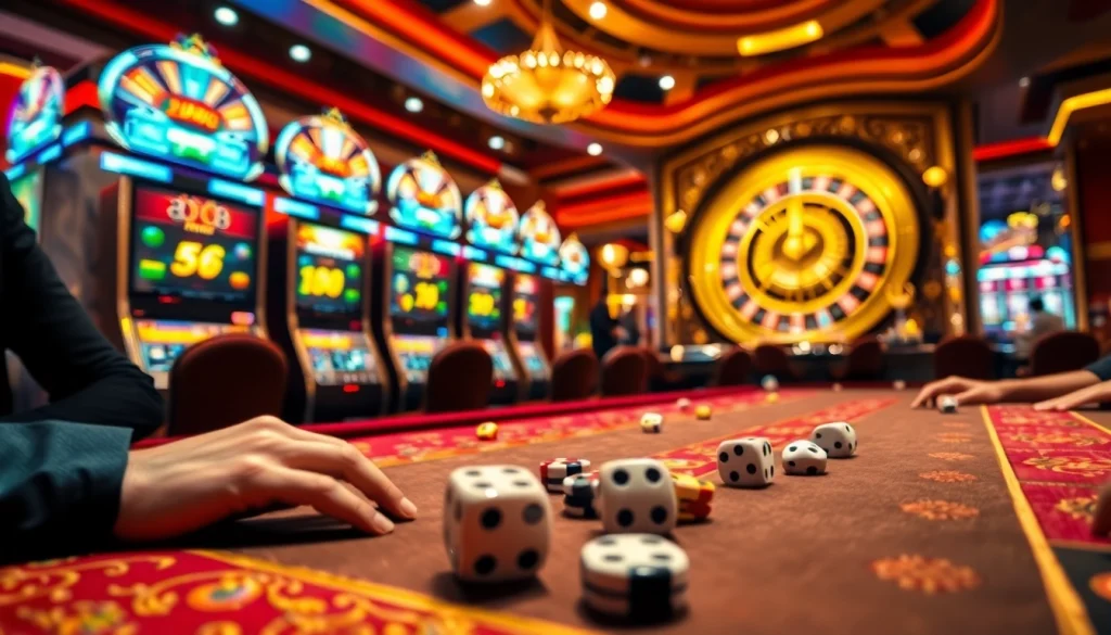 Experience the thrilling atmosphere of a casino with players strategizing at RR88, where excitement meets professionalism.