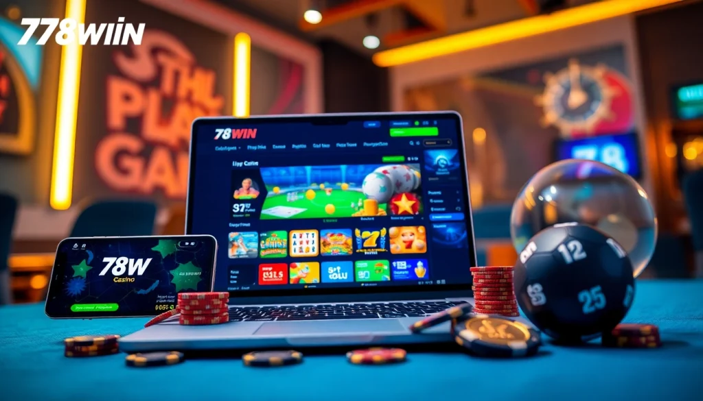Engaging online betting scene featuring เจ้ามือรับแทง 78WIN with interactive gaming interface.