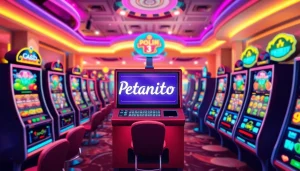 Bermain seru di petanitoto dengan slot machines penuh warna dan suasana menyenangkan.